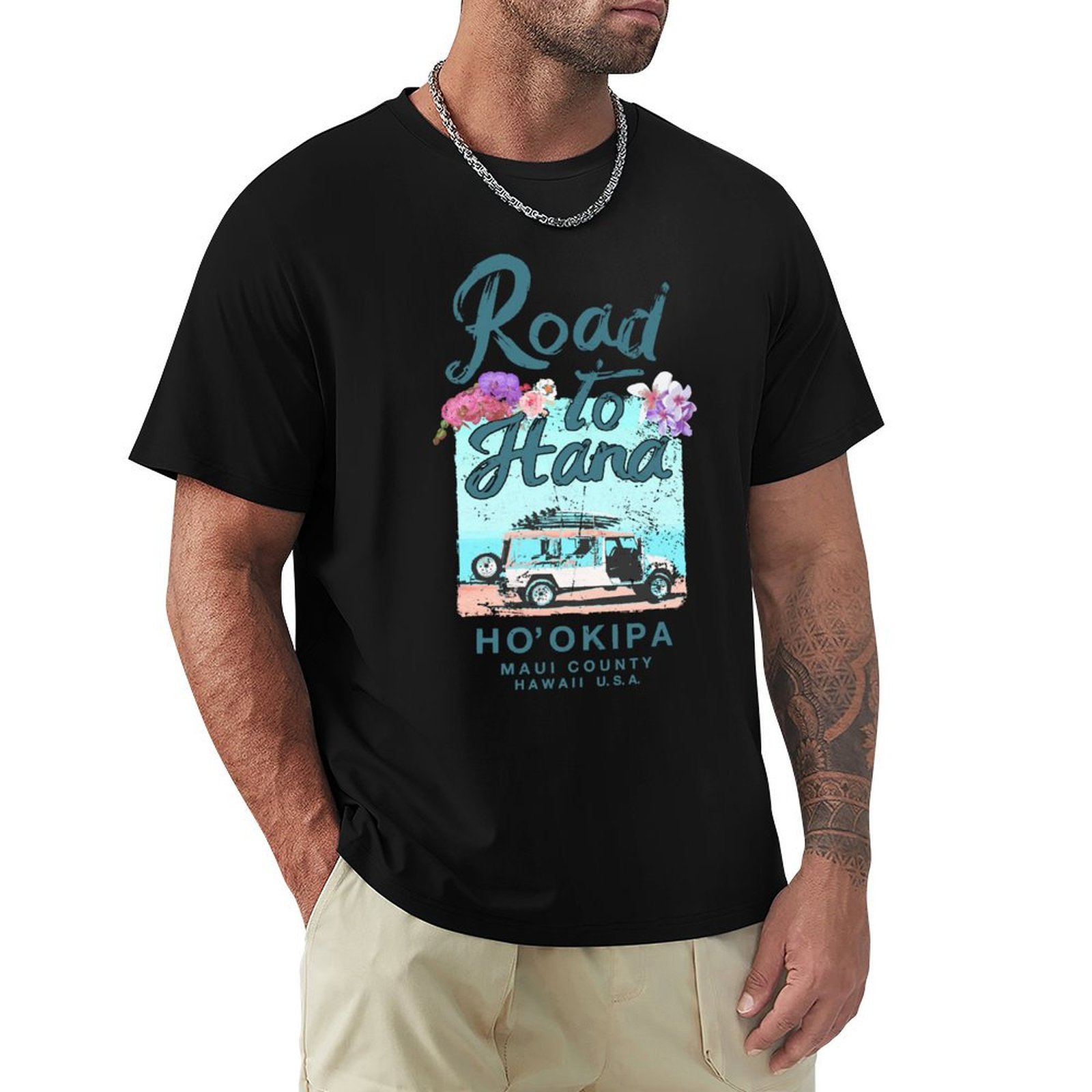 Road to Hana Maui Hawaii Camis - Vintage Hawaiian Floral Shirt avaliação e preço