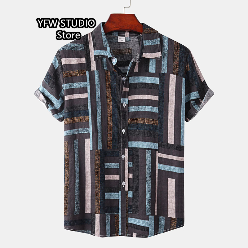 Blusa havaiana masculina estam - Vintage Hawaiian Floral Shirt avaliação e preço