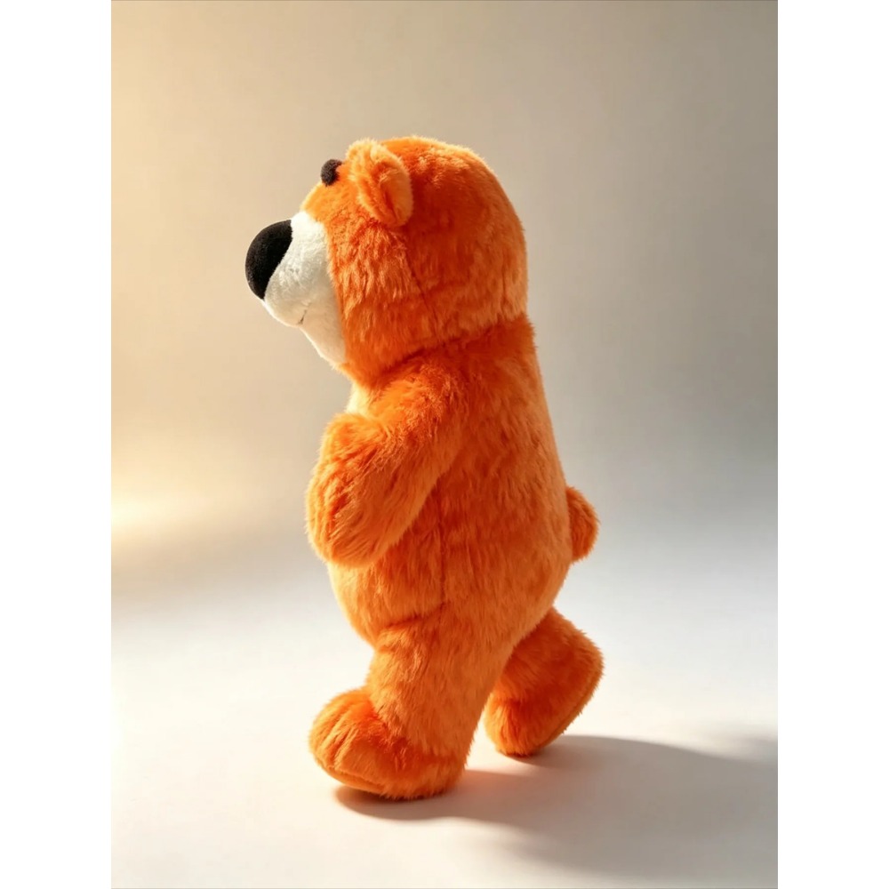 Fato de mascote de urso laranj - Suits avaliação e preço