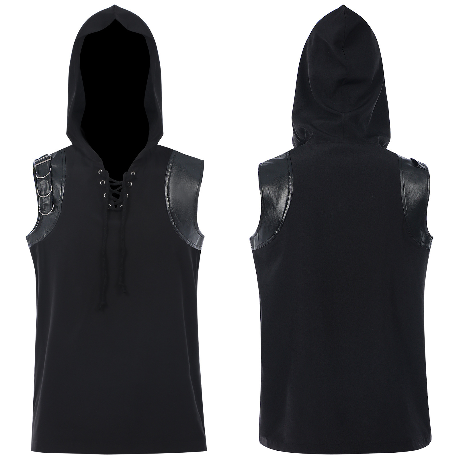 Camisas Pirata Medievais Mascu - Medieval Gothic Lace Up Pirate Shirt avaliação e preço