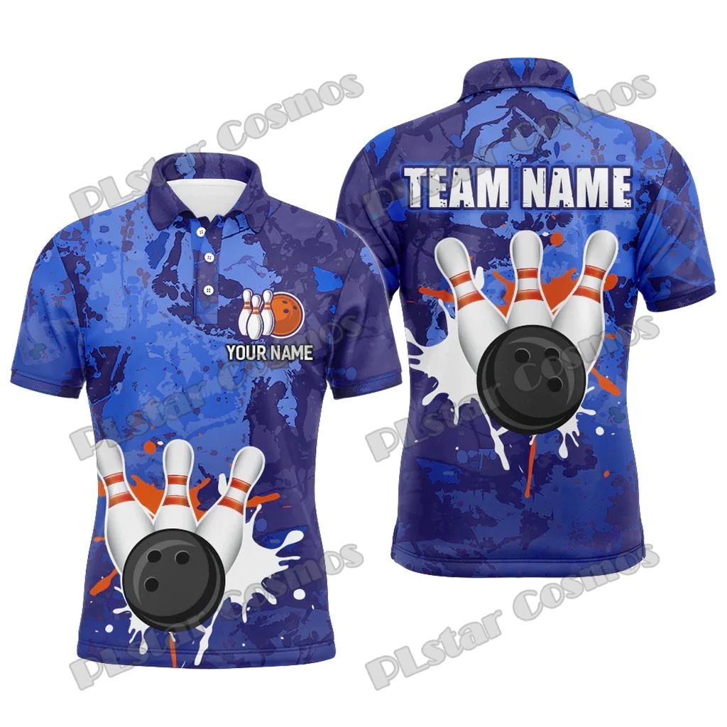 Camisa Polo Masculina Personal - Short Sleeve Bowling Shirt Retro avaliação e preço