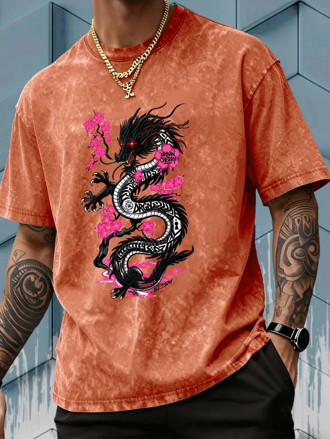 Camiseta Masculina Vintage com - Acid Wash Vintage Graphic T Shirt avaliação e preço