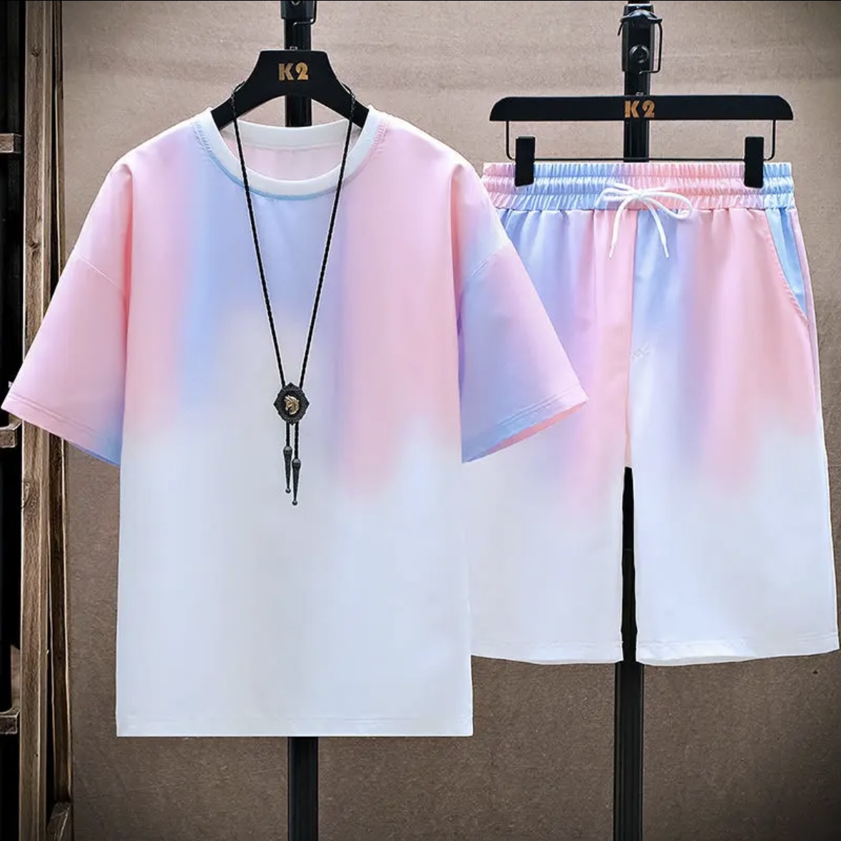 Novo conjunto de verão em seda - Shorts avaliação e preço