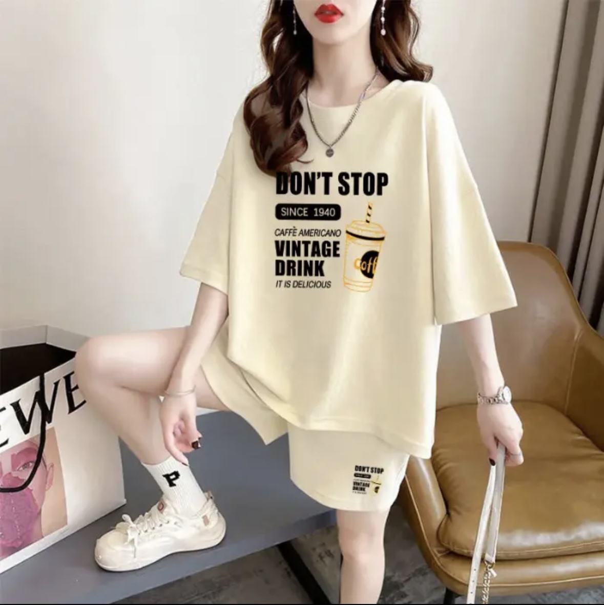 Conjunto de shorts de verão fe - Shorts avaliação e preço